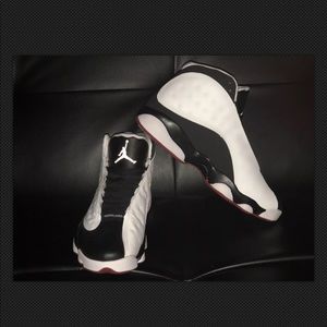 Air Jordan 13 XIII Retro Premium Black/White Men8